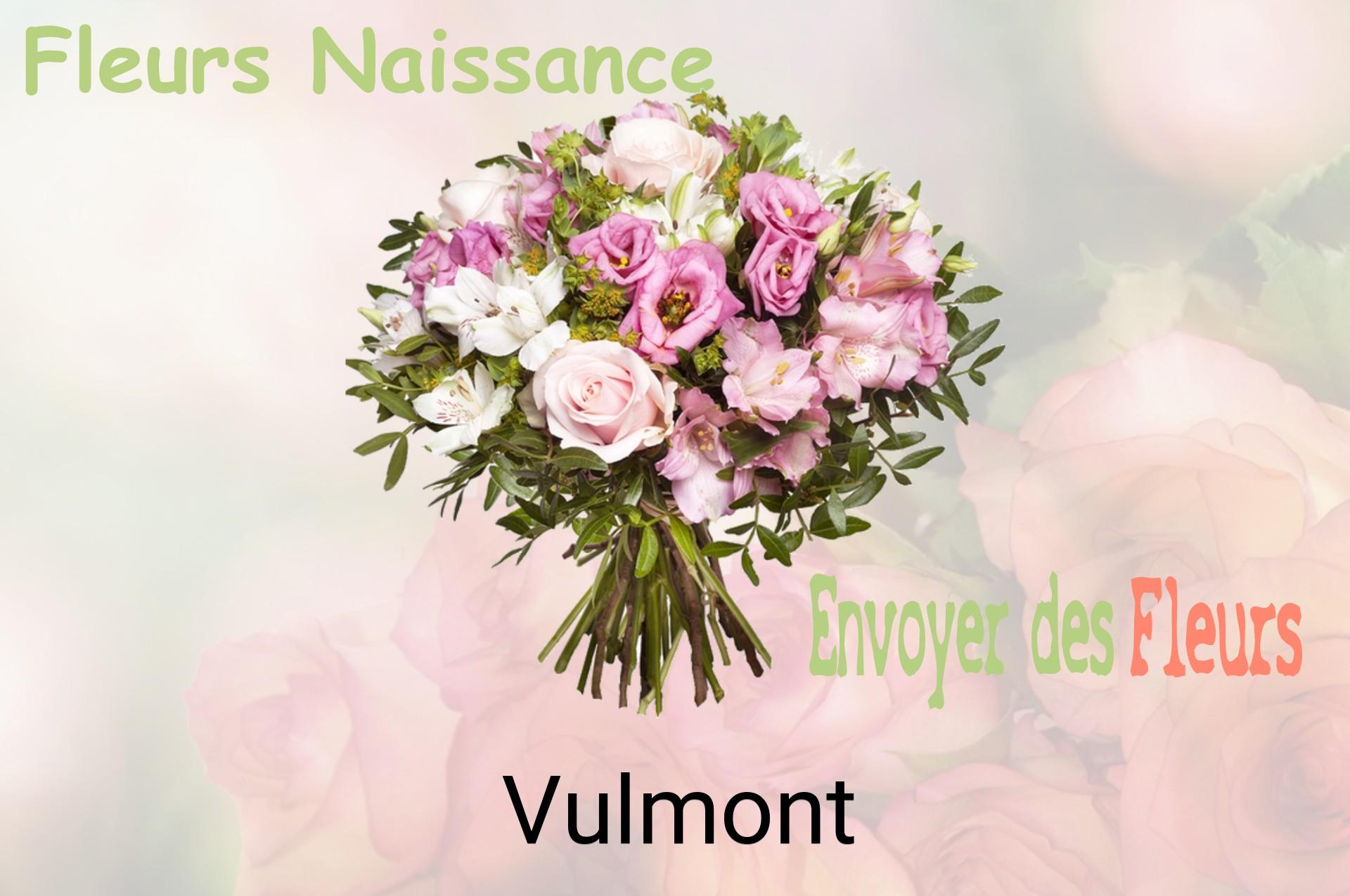 Bouquet de fleurs de naissance livré à Vulmont